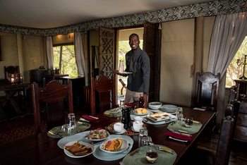 The Dhow Suite at Zarafa: Kueche