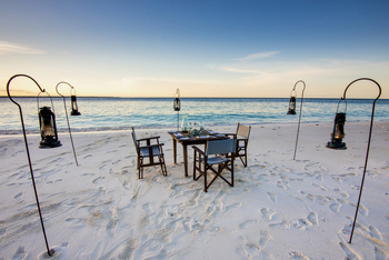 andBeyond Mnemba Island Lodge: Private Beach Dinner