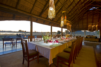 Camp Hwange: Gemeinsames Abendessen