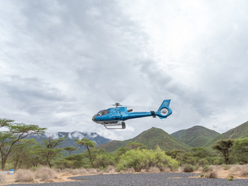 Koros Camp: Helikopter Excursion