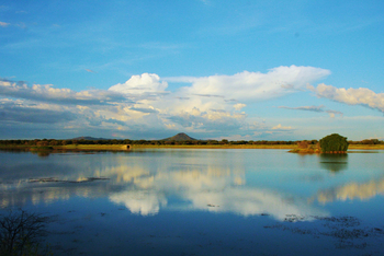 Otjiwa Mountain Lodge: Stausee