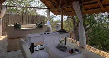 Royal Zambezi Lodge: Spabereich