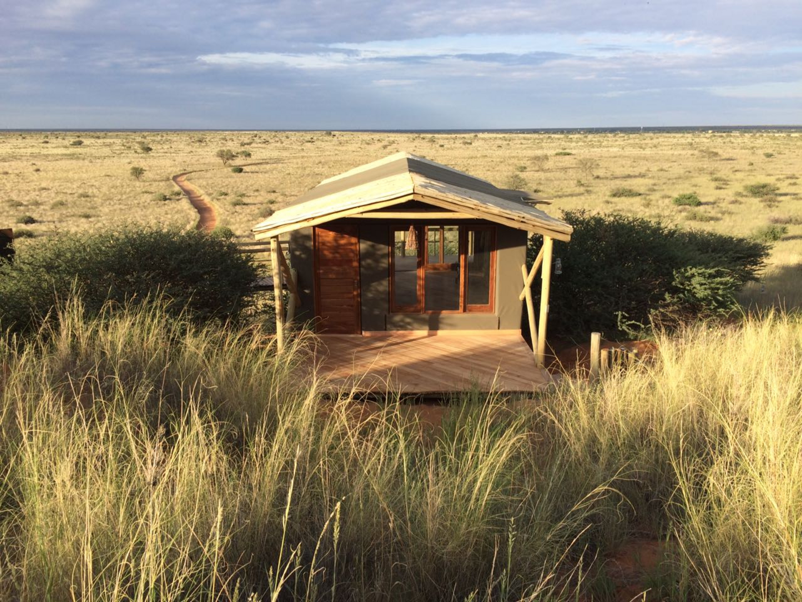 Teufelskrallen Lodge Teufelskrallen Lodge: Zugang zum Gästezelt