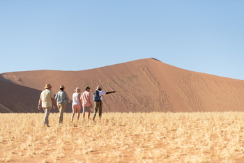 Hoodia Desert Lodge: Wanderung Richtung Big Daddy