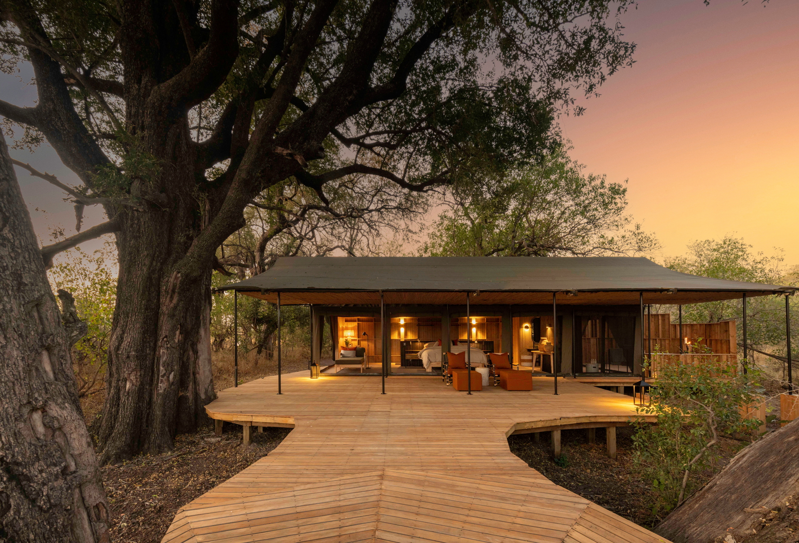 Kiri Camp Kiri Camp: Zugang zu einem Gästezelt