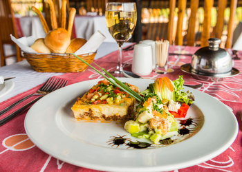 Mukambi Safari Lodge: Speisen