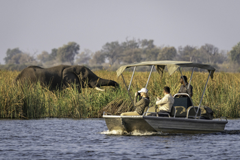 Savuti Camp Savuti Camp: Motorbootexkursion