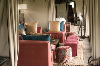 Legendary Nyasi Tented Camp: Family Tent - Lounge
