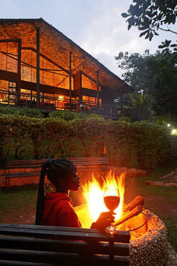 Mahogany Springs Safari Lodge: Lagerfeuer