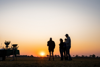 4 Rivers Camp 4 Rivers Camp: Sonnenuntergang