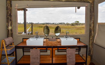 Amber River Camp: Doppelwaschtisch