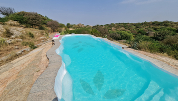 Brij Lakshman Sagar: Felsenpool