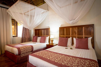 Crater Safari Lodge: Chalet Einzelbetten