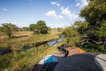 Jackalberry Camp: Blick vom Turm