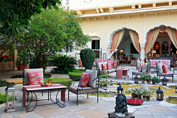 Samode Haveli: Courtyard