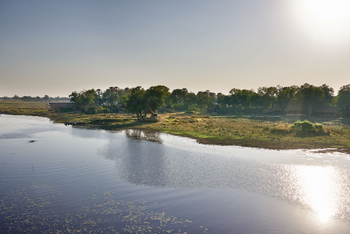 Belmond Eagle Island Lodge: Anlegestelle am Boro River