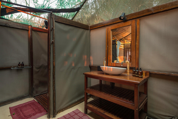 Busanga Bush Camp: Waschtisch