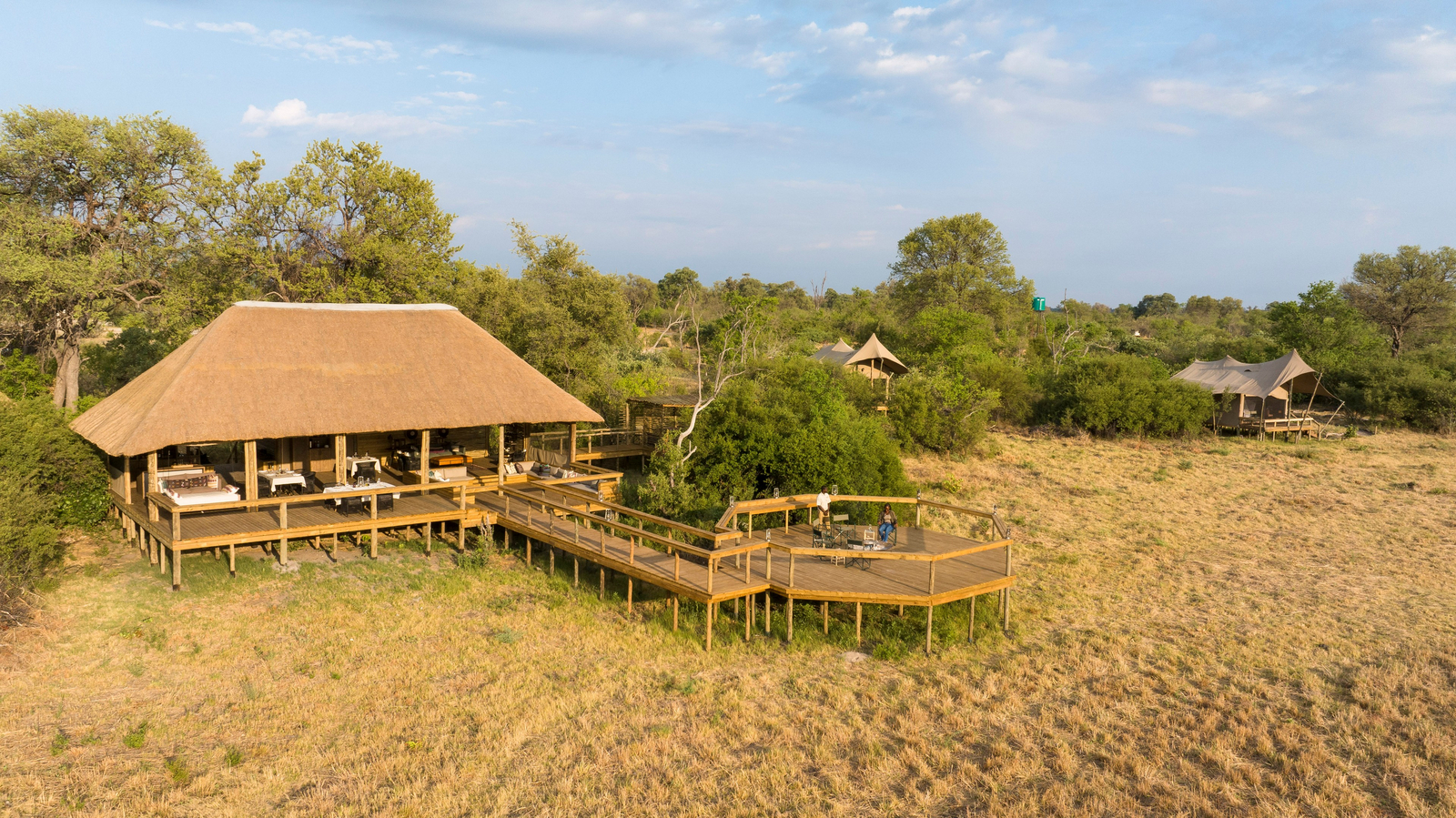 Camp Khwai Camp Khwai: Luftbild