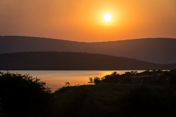 Magashi Camp: Sonnenuntergang