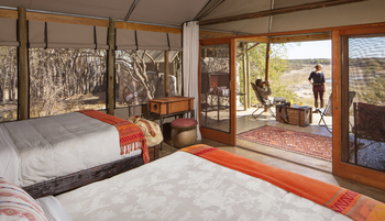 Meno A Kwena Camp Meno A Kwena Camp: Doppelzimmer mit Veranda