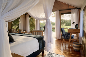 Sanctuary Tambarare Camp: Blick aus dem Doppelbett