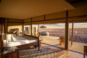 Wolwedans Plains Camp: Zimmer und Plunge Pool