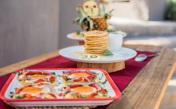 Kafunta River Lodge: Eggs to order