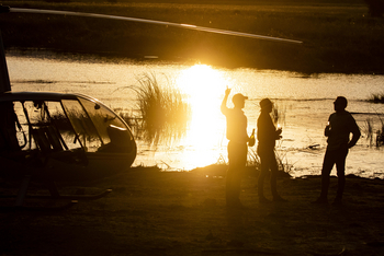 King's Pool Camp King's Pool Camp: Hubschrauber