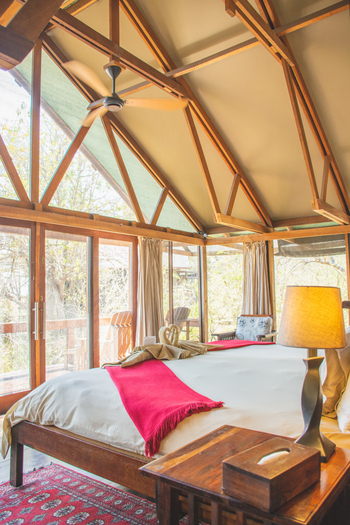 Lebala Camp Lebala Camp: Doppelbett mit Blick