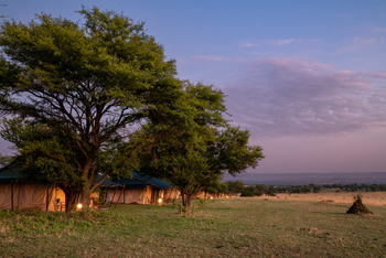 Mara Under Canvas: Gästezelte und Landschaft