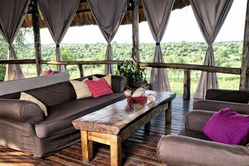 Mbali Mbali Tarangire River Camp: Sitzgruppe