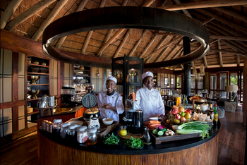 Nxabega Okavango Tented Camp: Interactive Food Bar