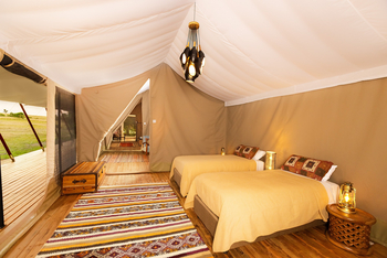 Saruni Wild: Einzelbetten im Familienzelt