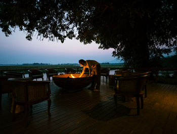 Sausage Tree Camp: Feuerschale