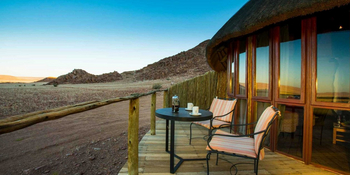 Sossus Dune Lodge Sossus Dune Lodge: Private Terrasse