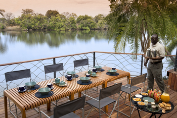 Thorntree River Lodge Thorntree River Lodge: Frühstück auf der Flussterrasse