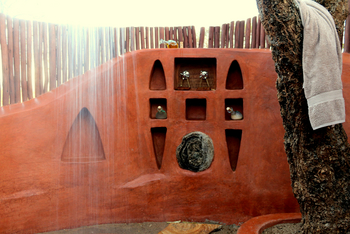 Little Oliver's Camp: Außendusche