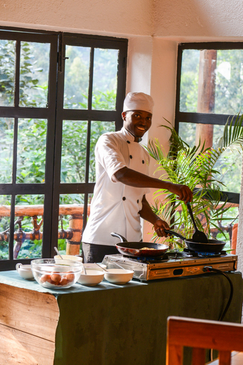 Mahogany Springs Safari Lodge: Küche