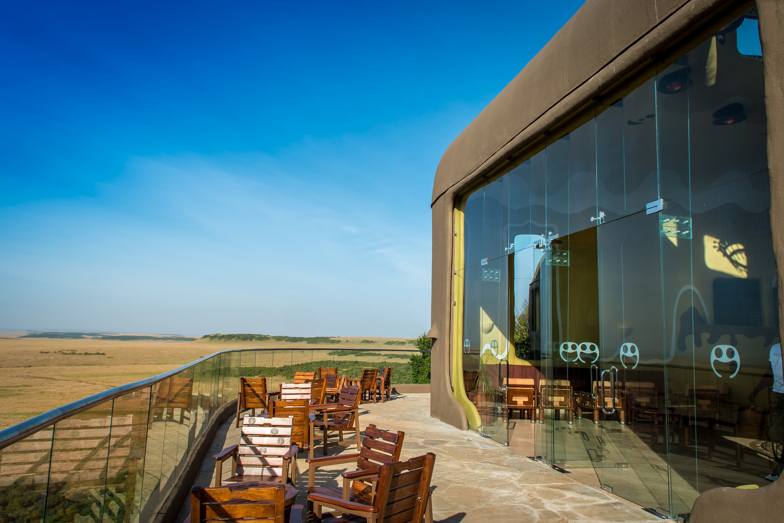 Mara Serena Safari Lodge Mara Serena Safari Lodge: Ausblick von der Terrasse