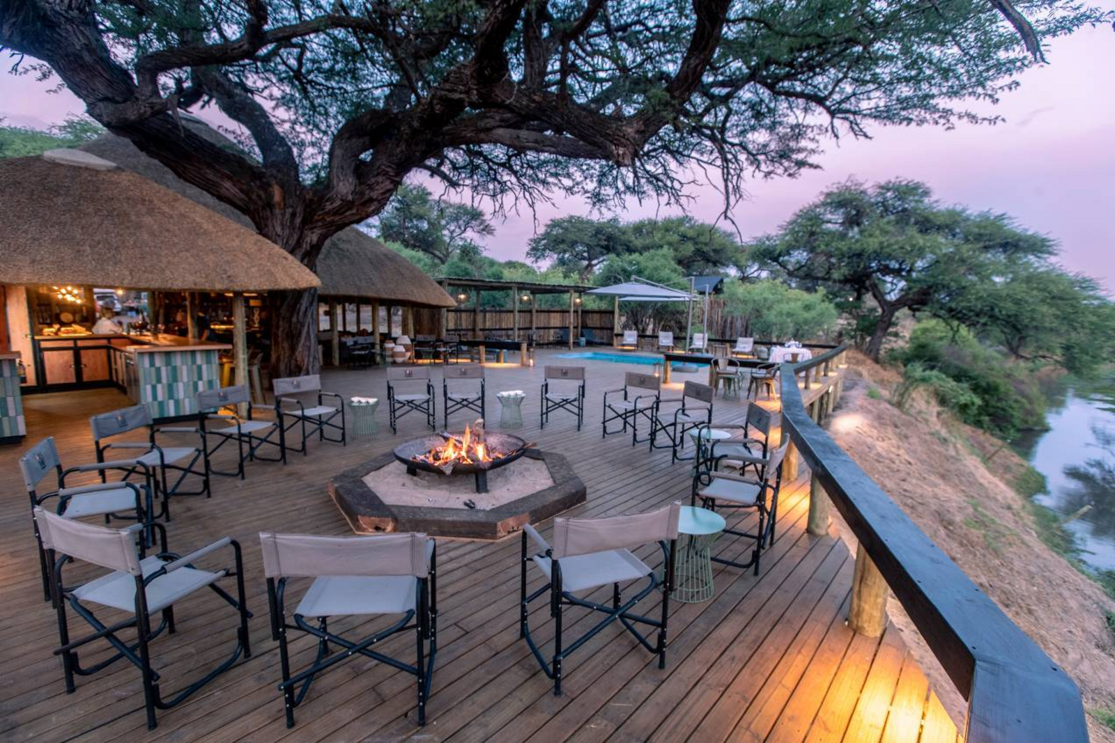 Mogotlho Safari Lodge Mogotlho Safari Lodge: Aussichtsdeck