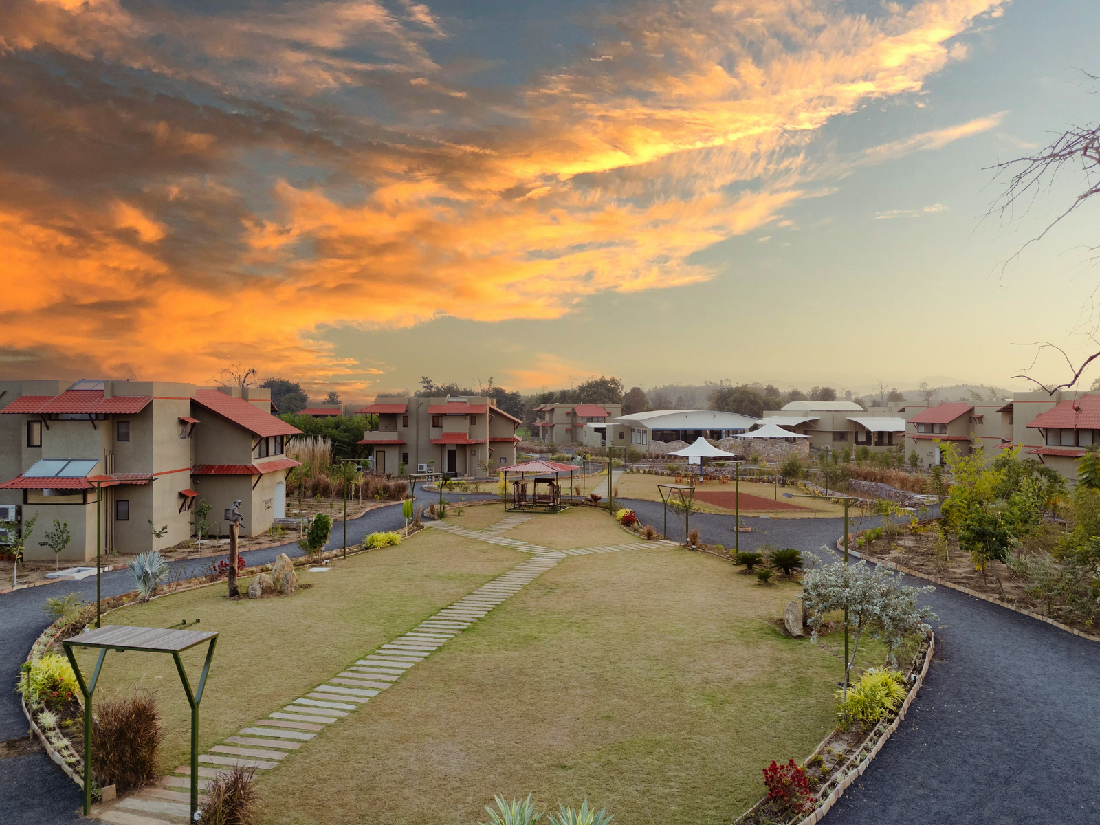 Tathastu Resort Satpura Tathastu Resort Satpura: Luftbild