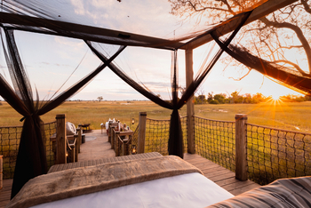 Tuludi Camp: Sky Suite - Sonnenuntergang