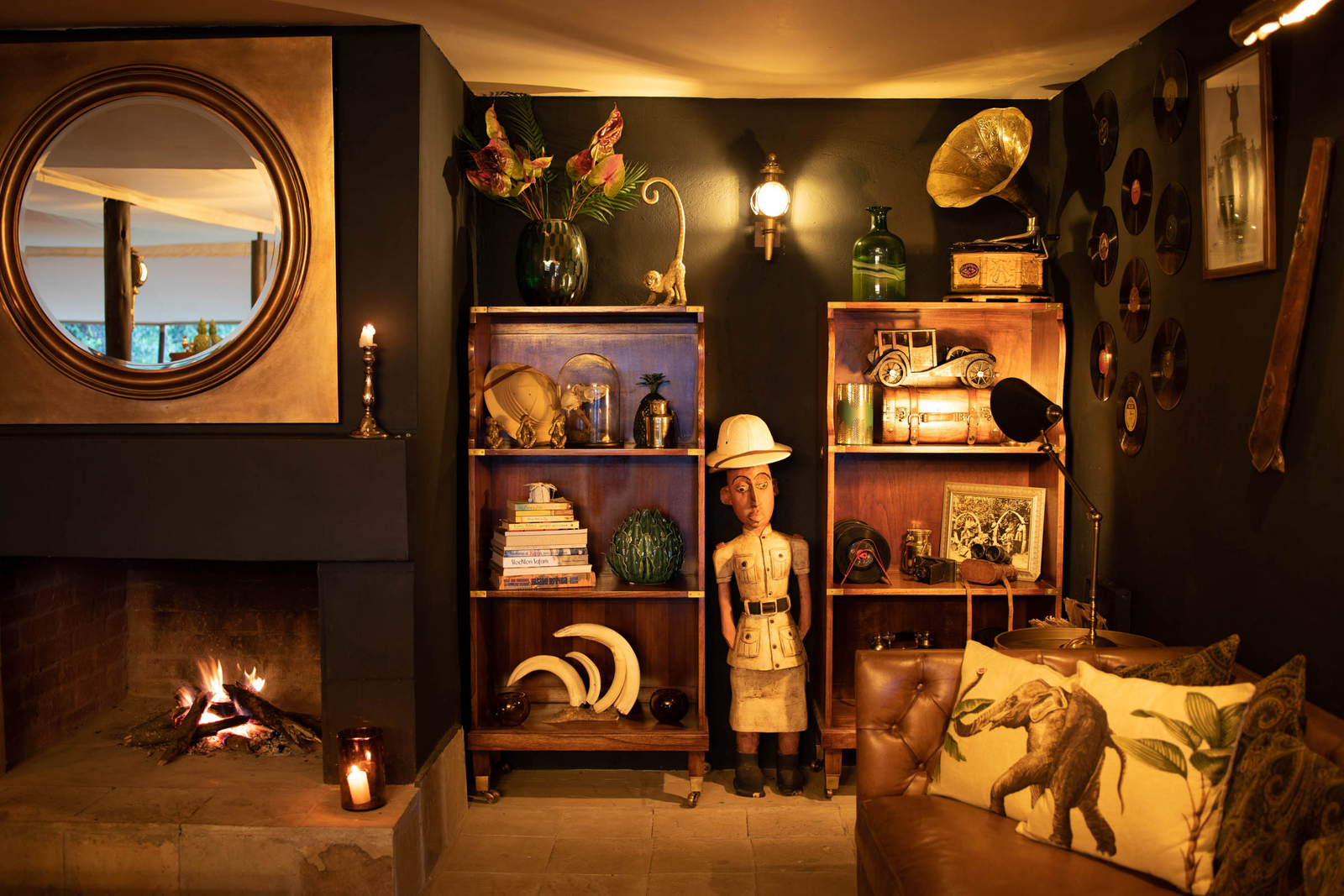 Cottar's 1920s Safari Camp Cottar's 1920s Safari Camp: Deko und Kamin