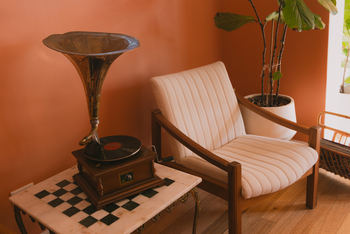 Fancy Fritz B&B: Altes Grammophon