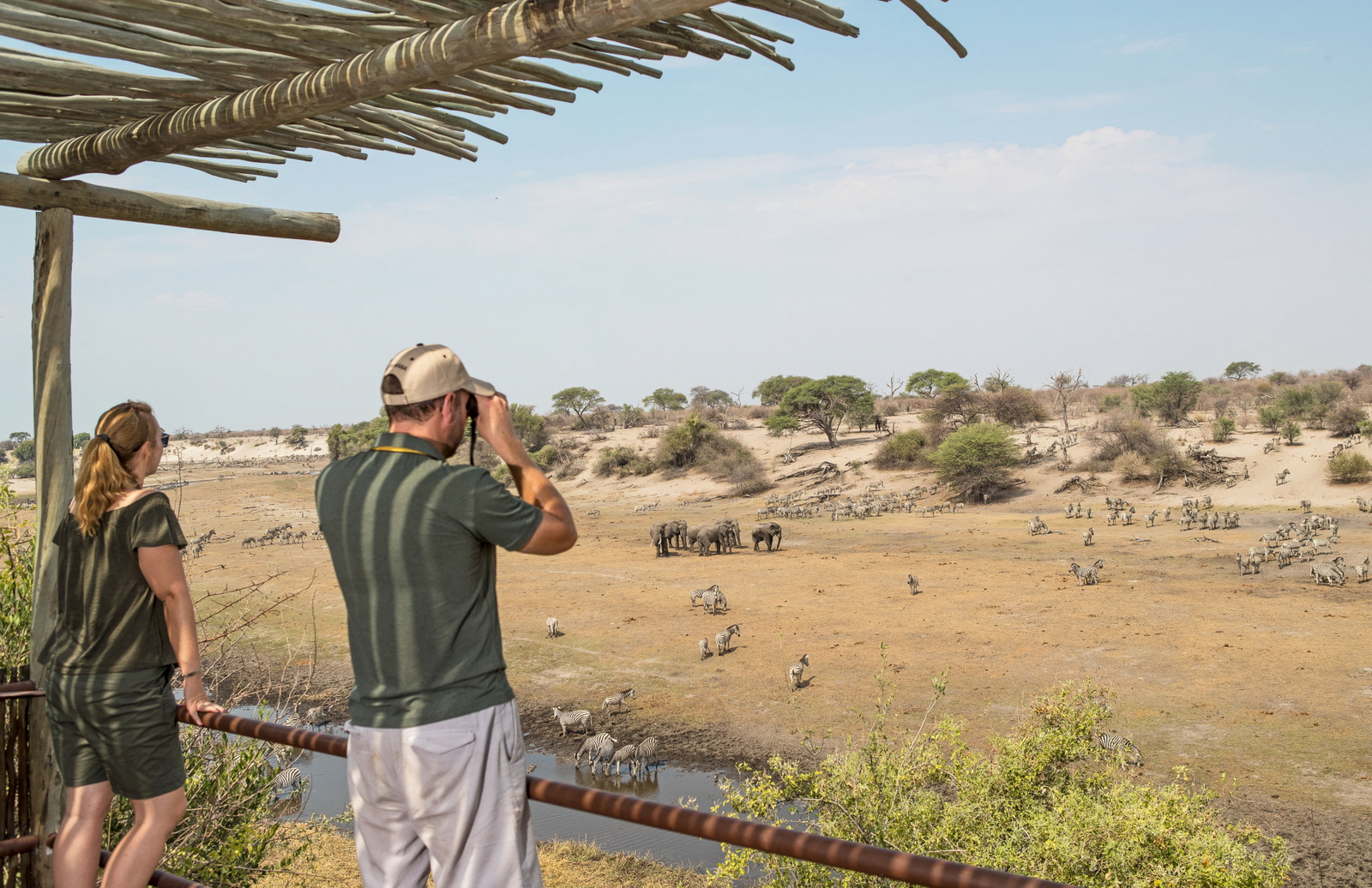 Leroo La Tau Lodge Leroo La Tau Lodge: Gästechalet - Blick von der Veranda