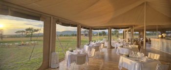 Roving Bushtops Camp: Speisesaal