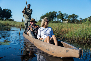Seba Camp: Gäste im Mokoro