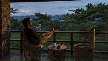 The Serai Bandipur: Entspannung auf dem Balkon