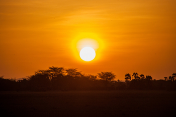 Chem Chem Lodge: Sonnenuntergang