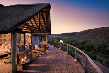 Kwandwe Great Fish River Lodge: Deck